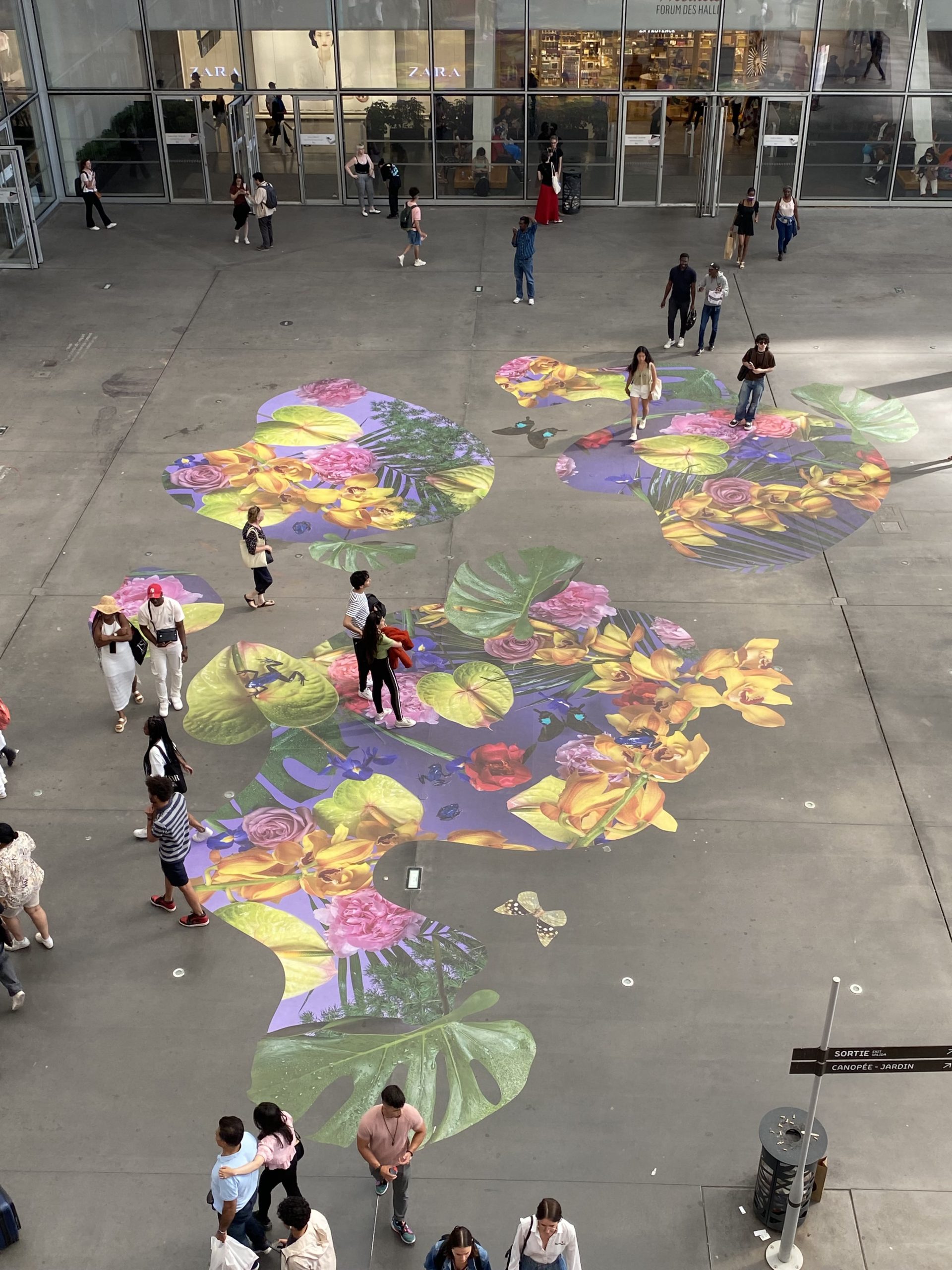 Centres commerciaux - Installation Claire Luxton - Print